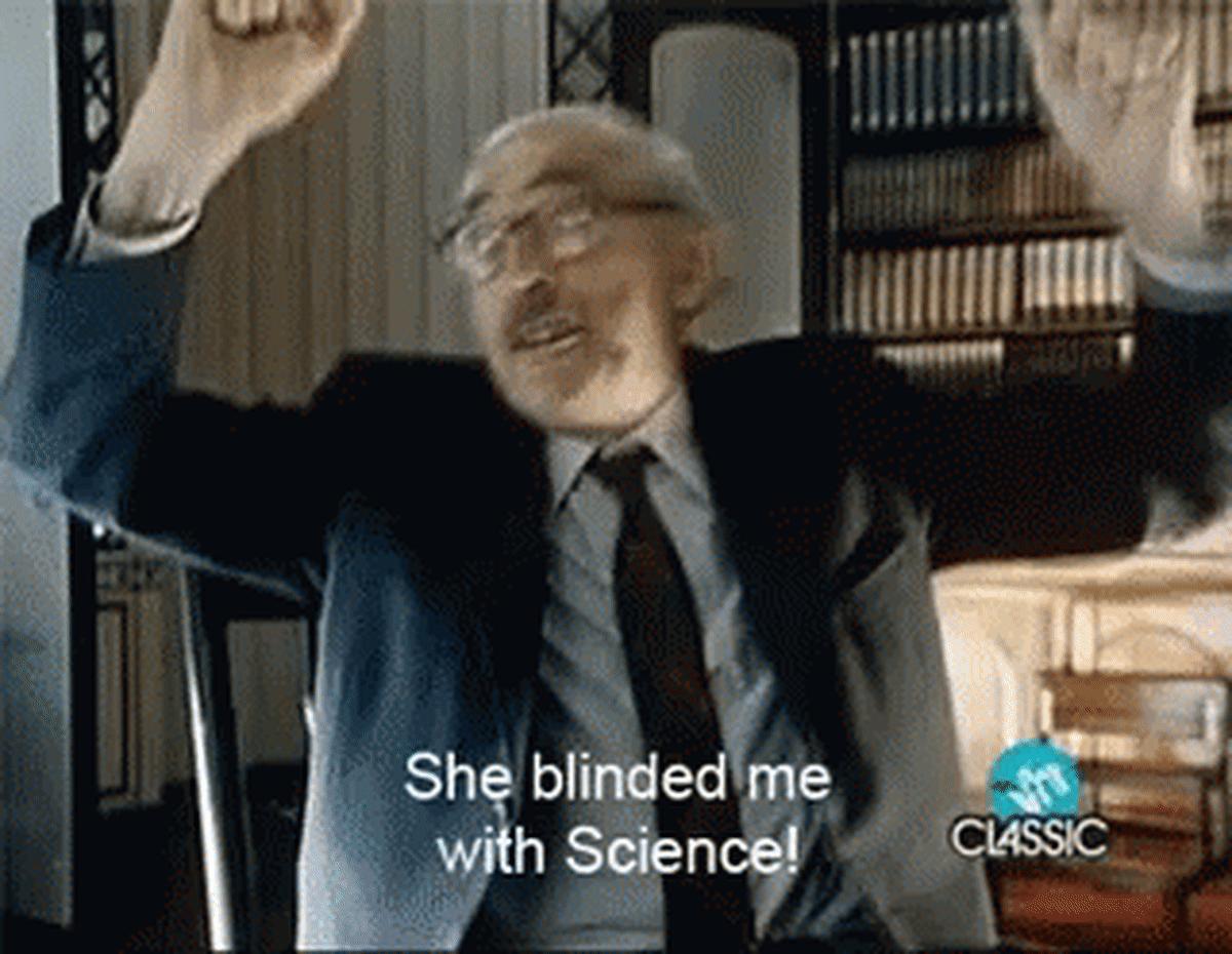 she blinded me with science