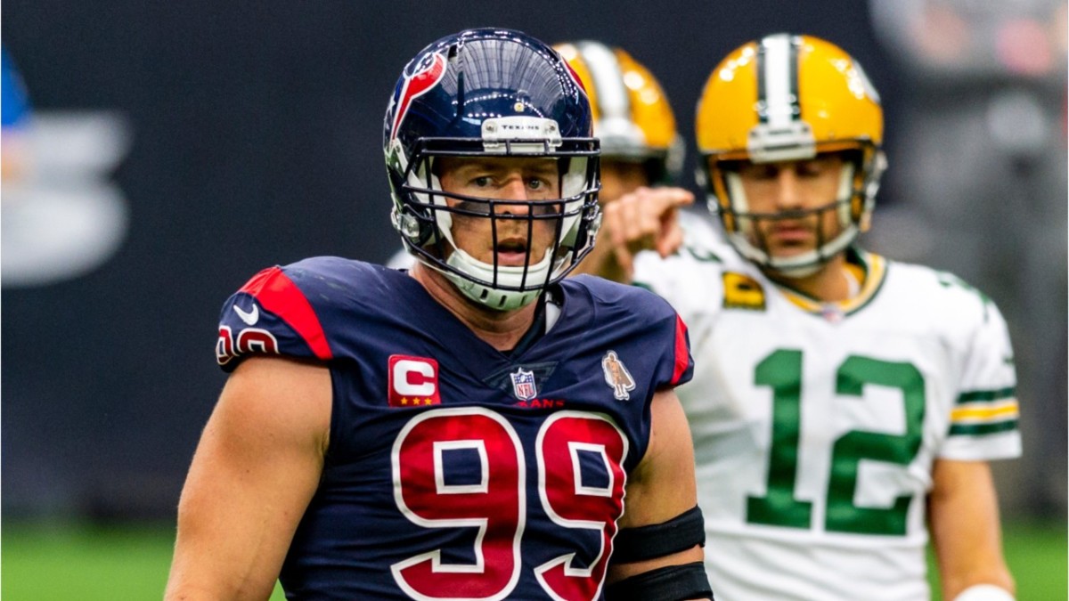 Could Aaron Rodgers and J.J. Watt join forces in 2021? (USA TODAY Sports Images)