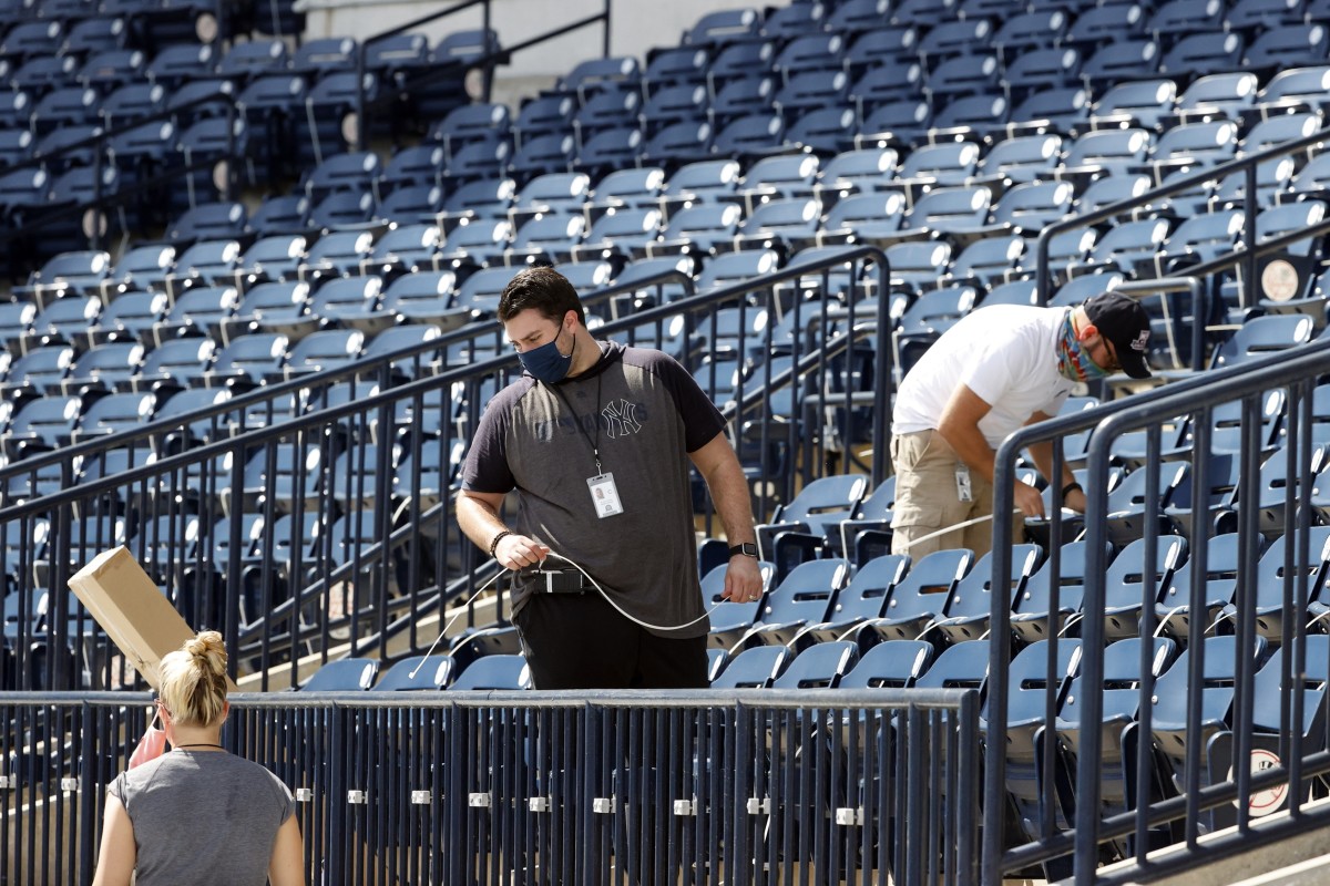 Zip ties installed at George M. Steinbrenner Field