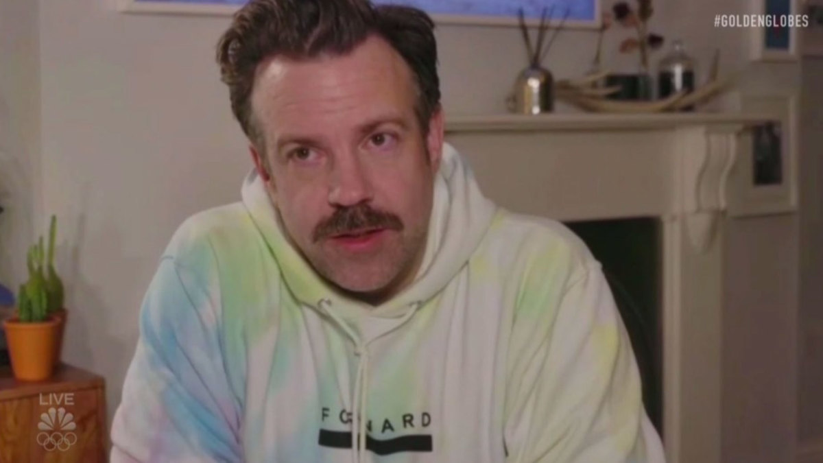 Jason Sudeikis wins Golden Globe for 'Ted Lasso,' gives memorable