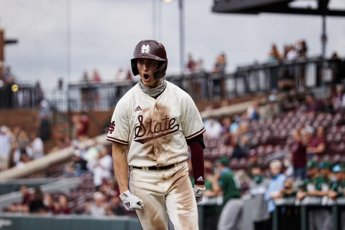 MSU's Kamren James had a pair of hits, including a home run and three RBI for the Bulldogs on Saturday in a win over Auburn. (File photo courtesy of Mississippi State athletics)