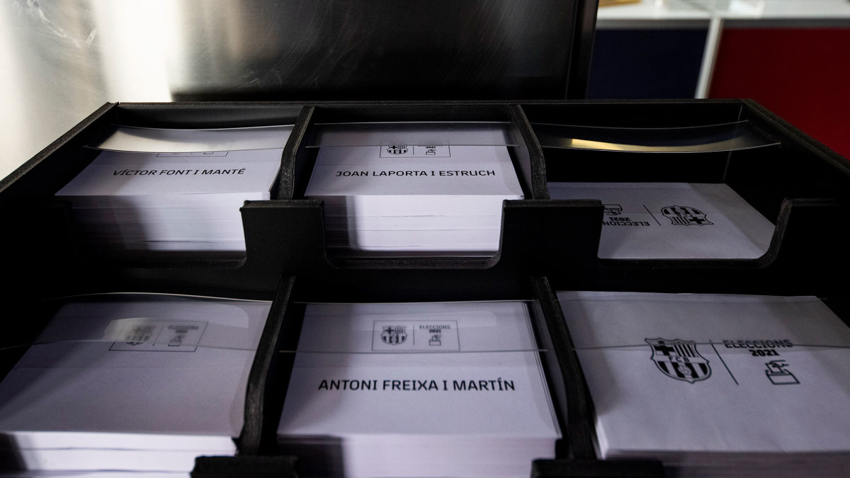 Ballots for Barcelona's presidential elections