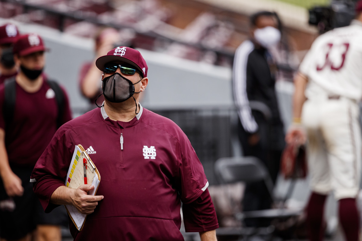 MSU head coach Chris Lemonis and the Bulldogs lost Kent State 9-5 on Saturday. (File photo courtesy of Mississippi State athletics)