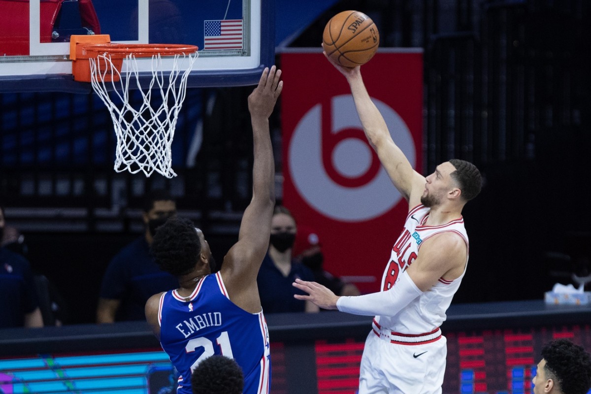 Zach LaVine, James Harden React to Embiid, Simmons' AllStar Game