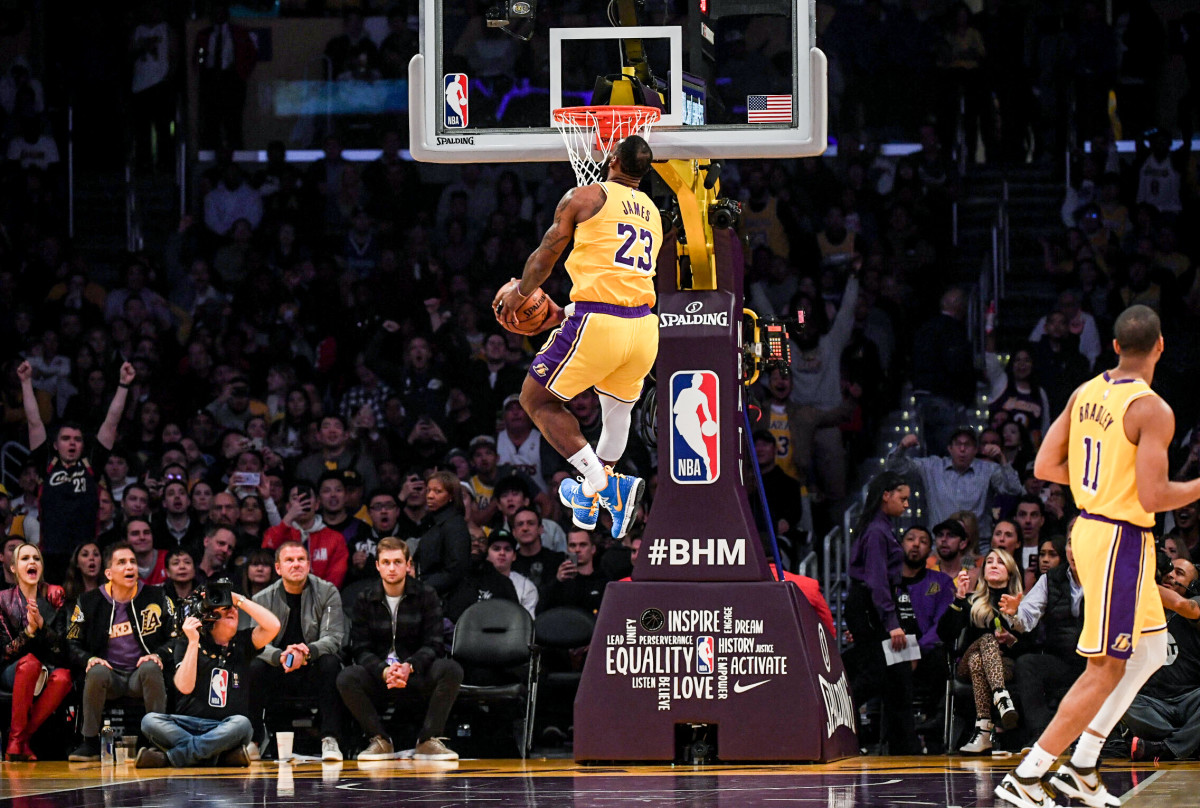 A moment of this LeBron James dunk, a tribute to Kobe Bryant, sold for $179,000.