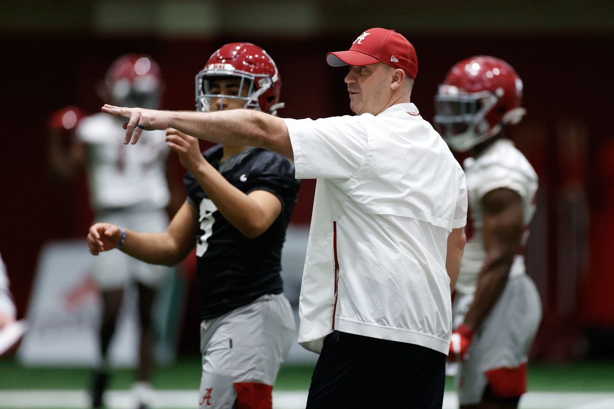 Bill O'Brien, Bryce Young, Alabama spring practice, March 19, 2021