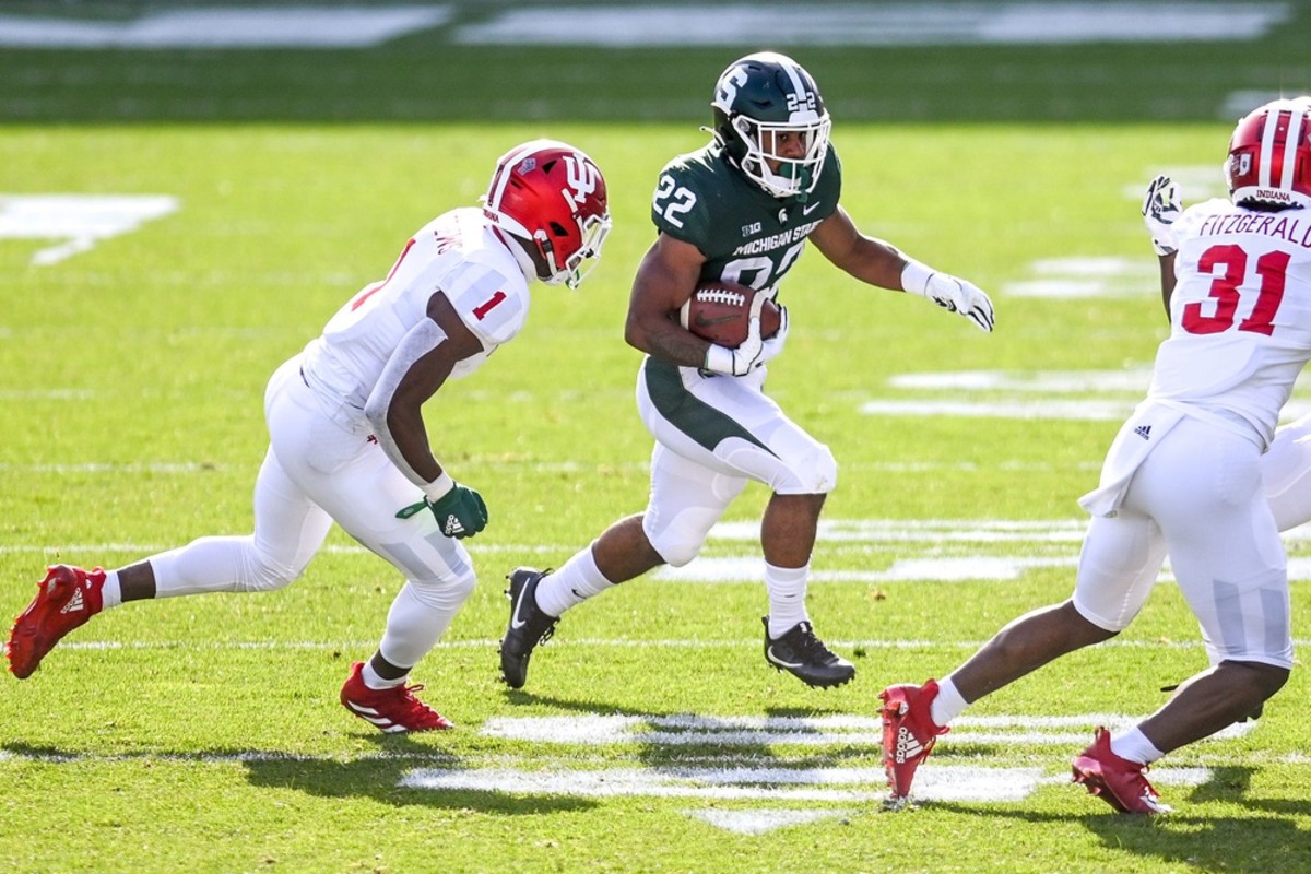 Evaluating Michigan State Football's Crowded Backfield Sports Illustrated Michigan State