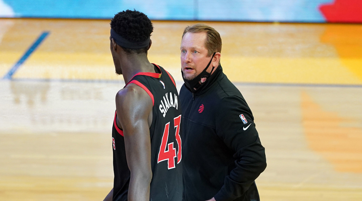 Report: Pascal Siakam Fined $50,000 After Exchange with Nick Nurse - Sports Illustrated