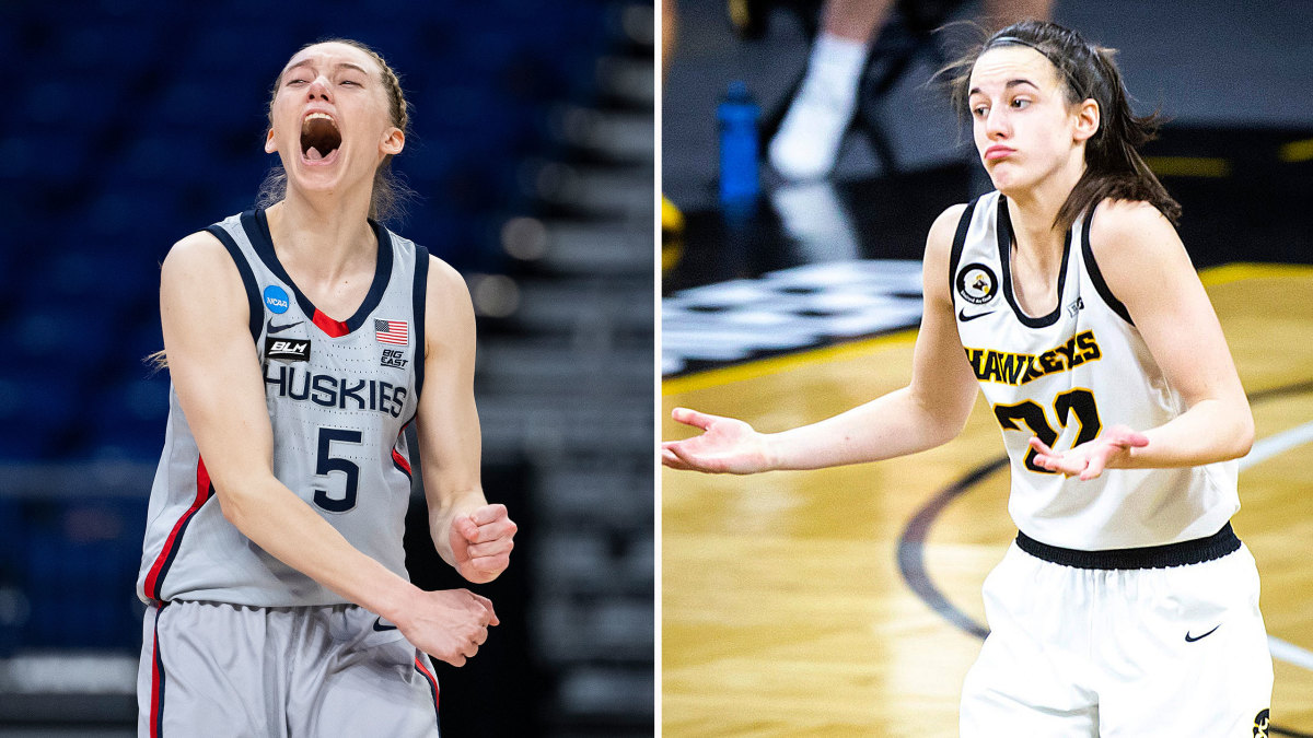 UConn's Paige Bueckers and Iowa's Caitlin Clark