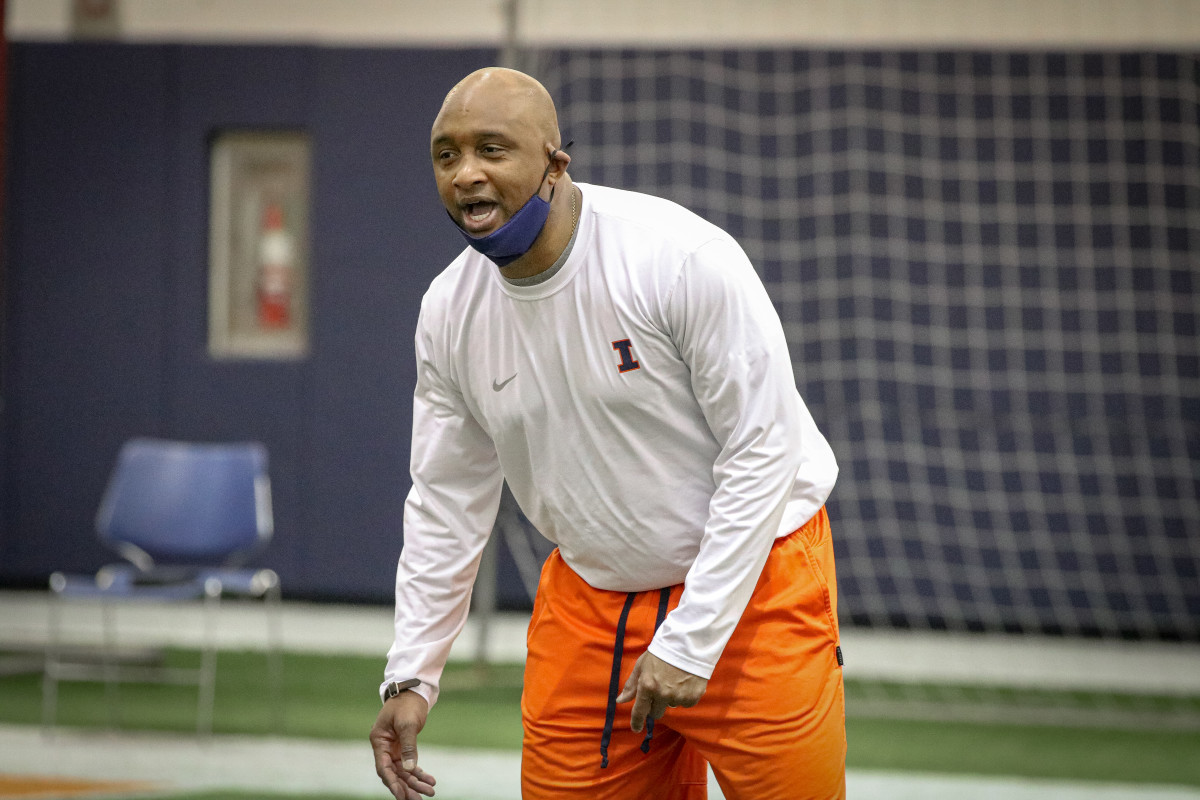 George McDonald, played at Illinois for Lou Tepper and Ron Turner, and was a teammate of Fighting Illini athletics director Josh Whitman, was named the Illini wide receivers coach on Jan. 20, 2021.