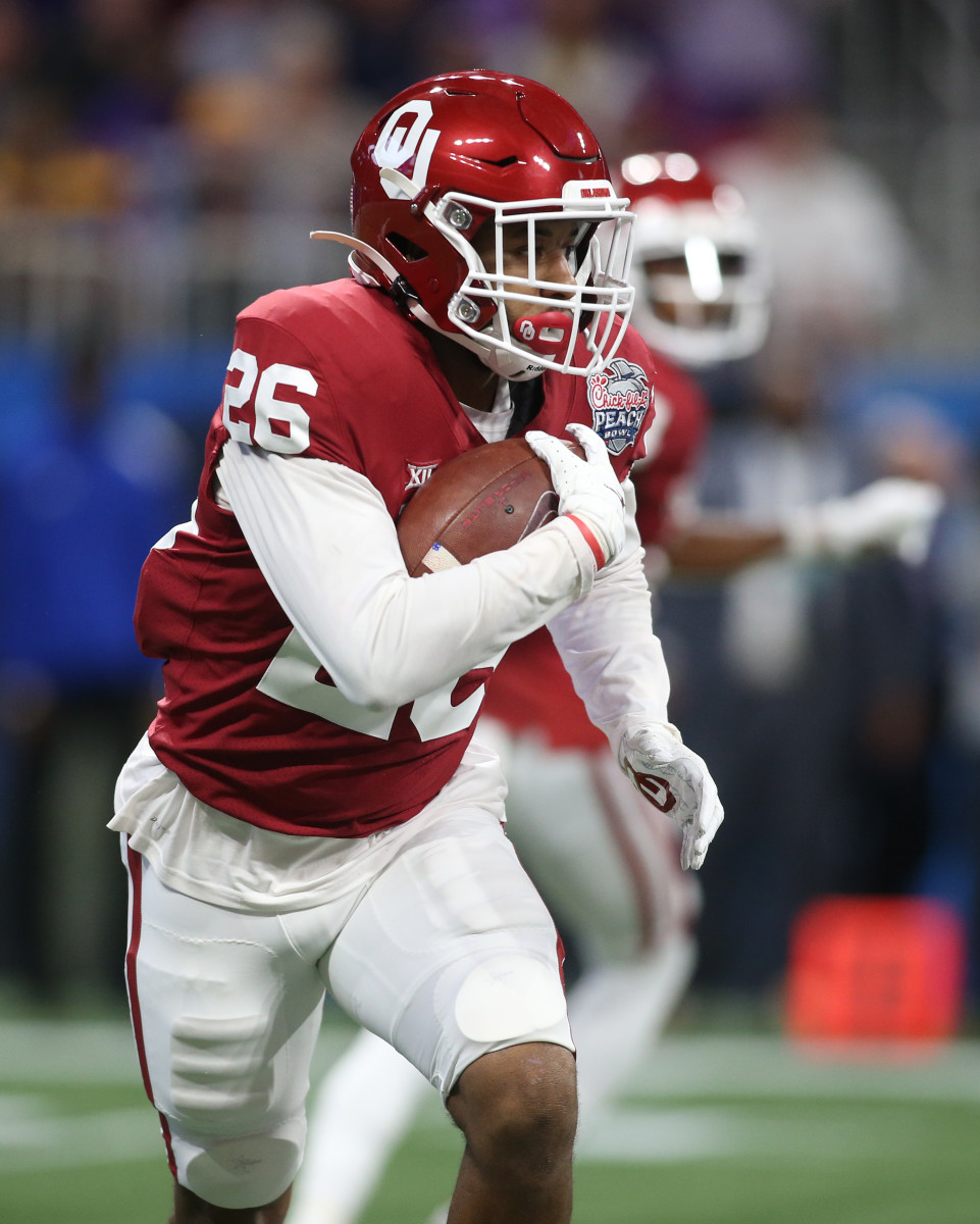 After a year off, Kennedy Brooks is working his way back into the rotation for Oklahoma Sooners