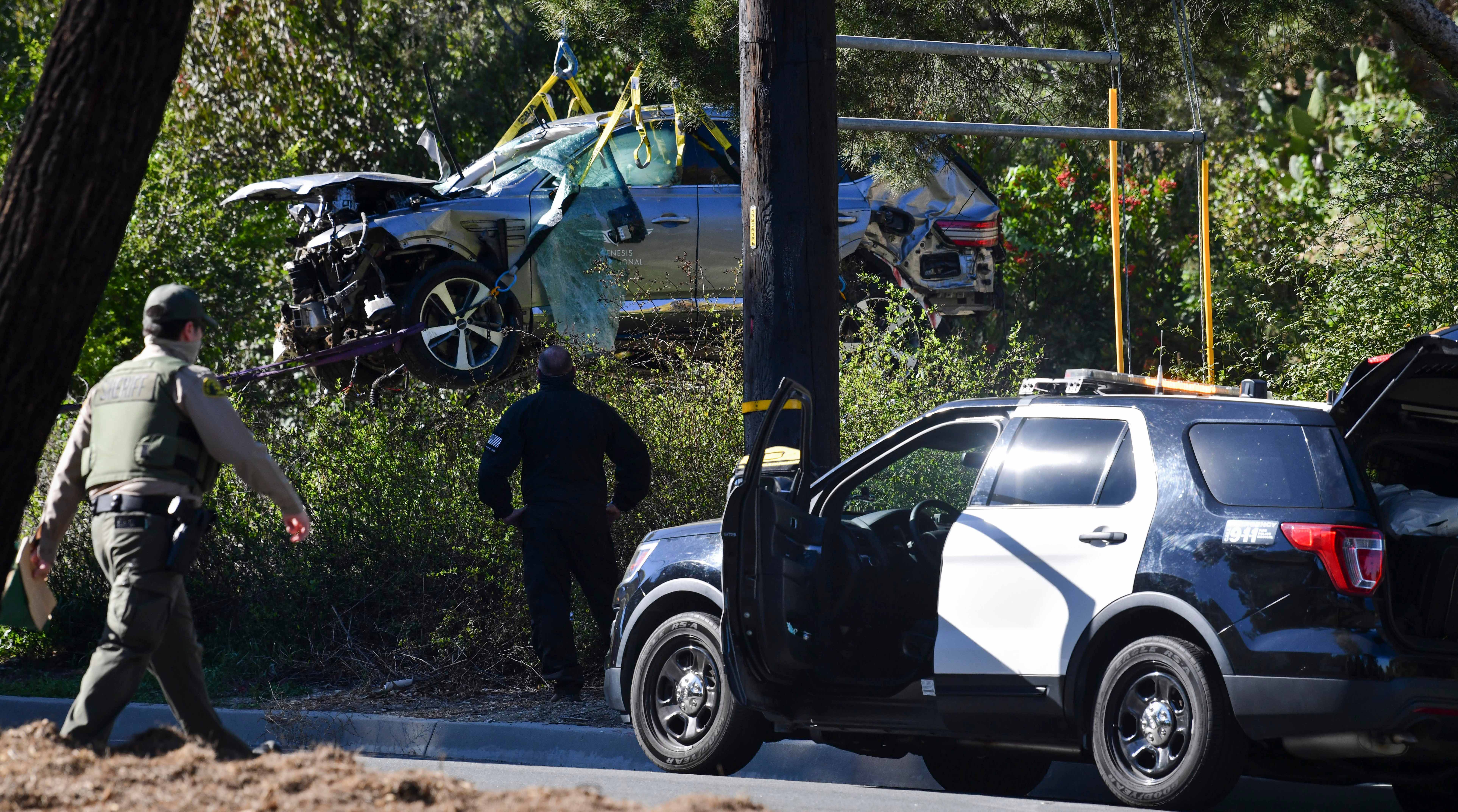 Cause of Tiger Woods car crash: driving at unsafe speed ...