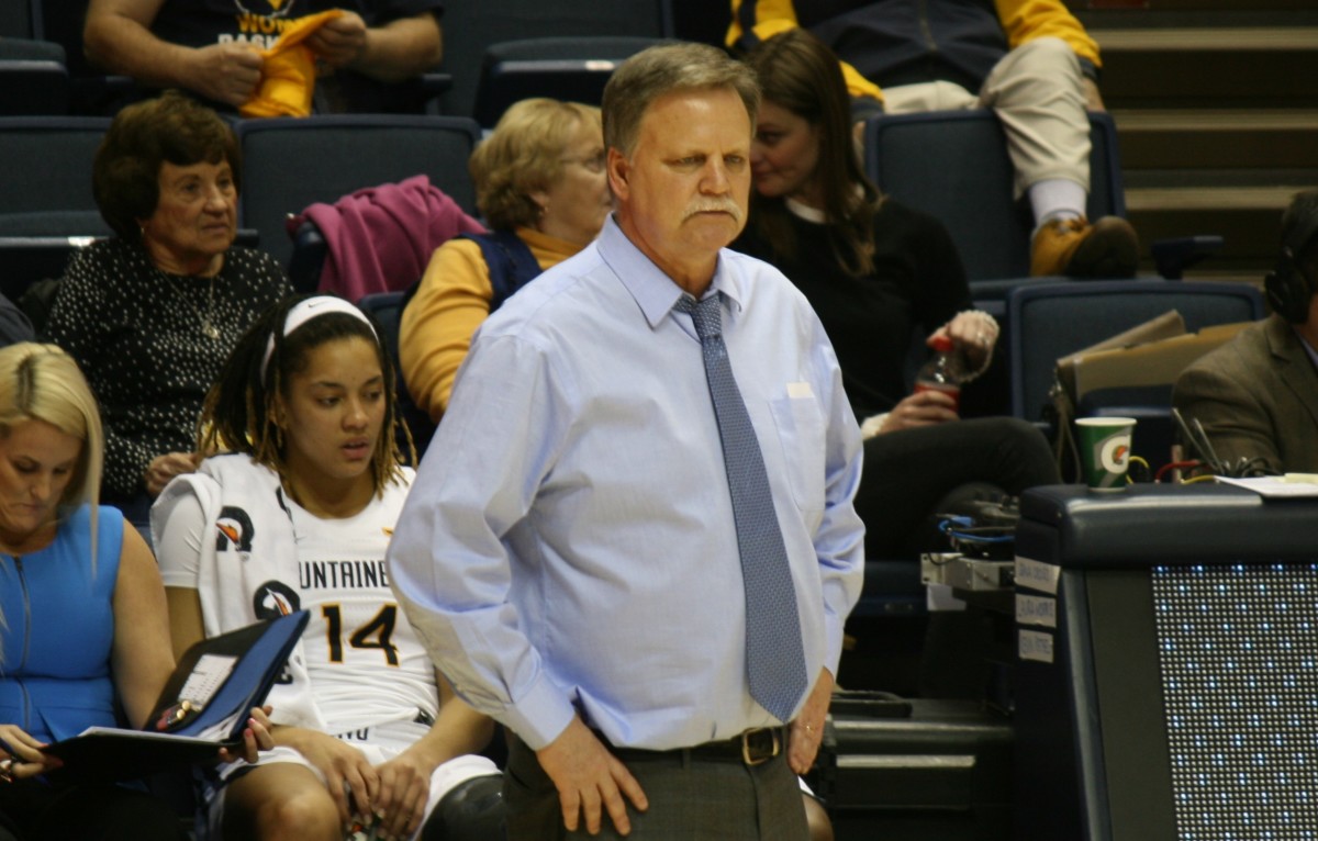 West Virginia Women's Basketball Coach Mike Carey