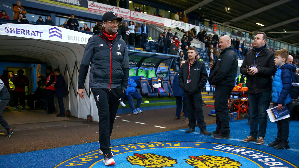 Liverpool manager Jurgen Klopp won't coach in the FA Cup replay vs. Shrewsbury