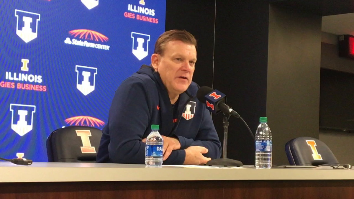 VIDEO Illinois Coach Brad Underwood On Minnesota & His Big TenLeading