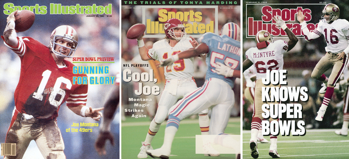 Joe Montana Sports Illustrated covers