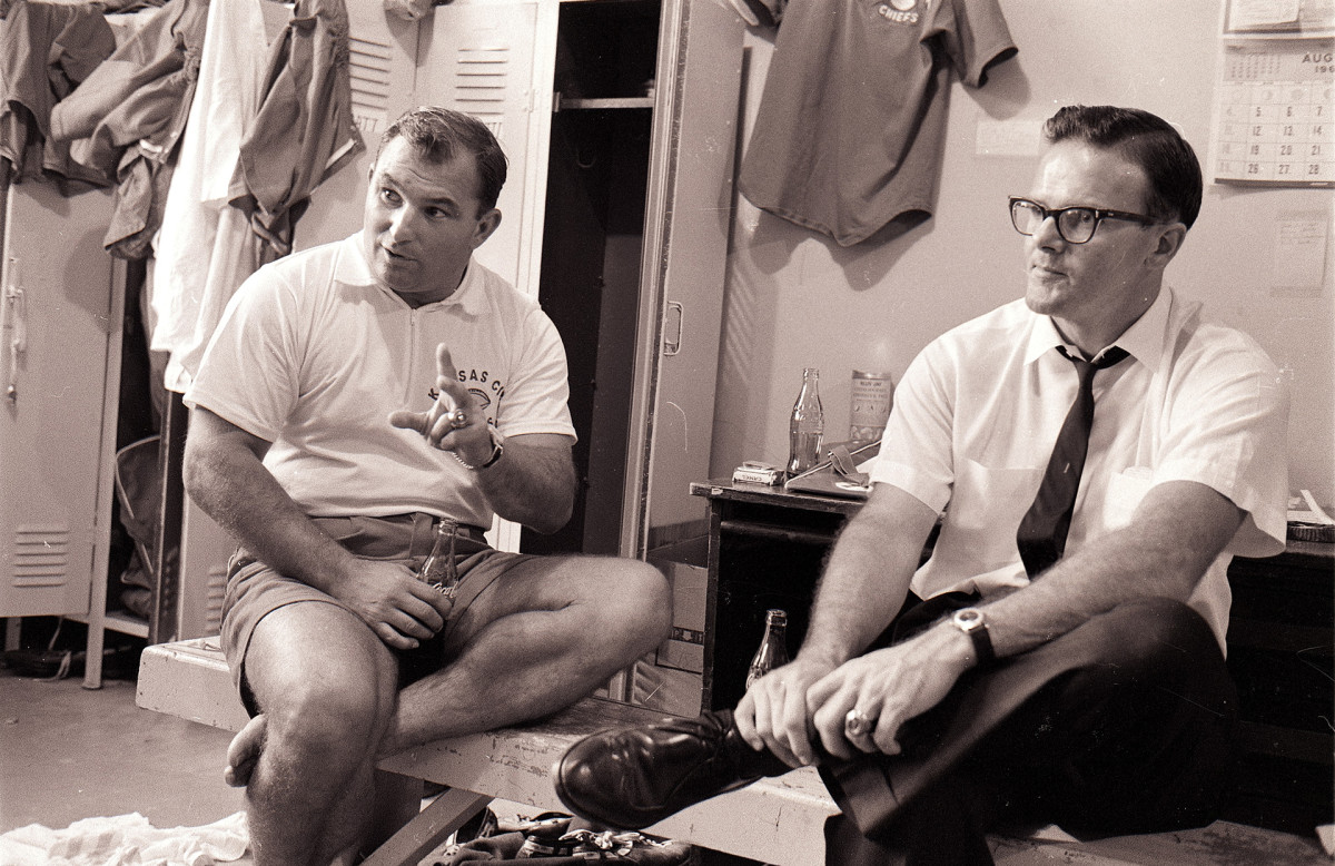 Hank Stram and Lamar Hunt