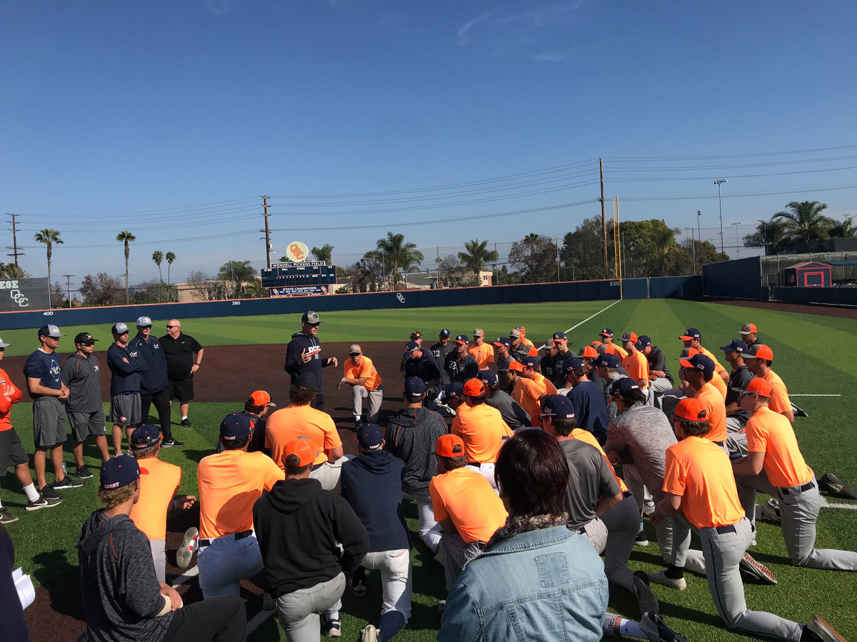 OCC's baseball team addresses the death of coach John Altobelli