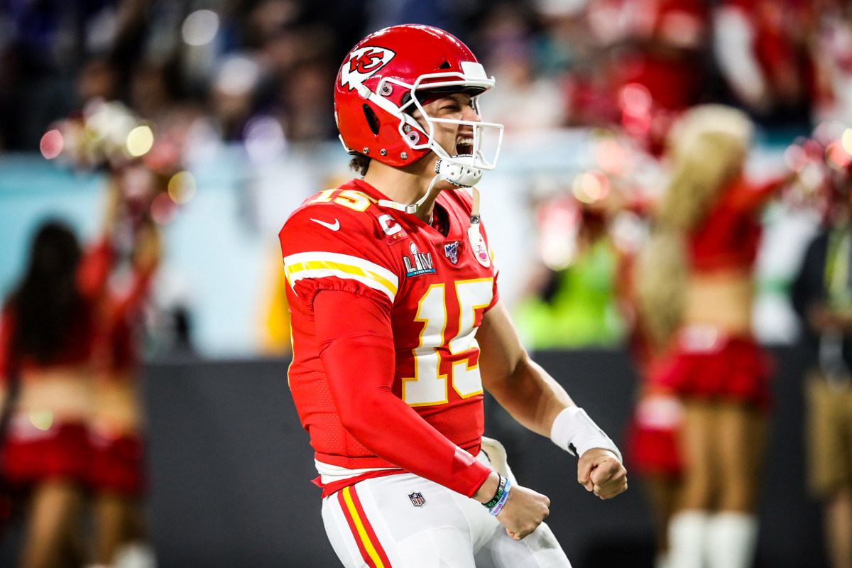 mahomes super bowl jersey red