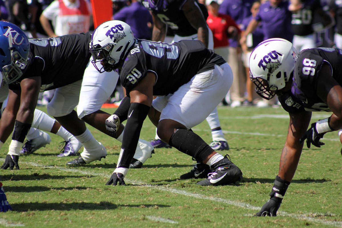 TCU DT Ross Blacklock. (College Football America Yearbook photo by Matthew Postins)