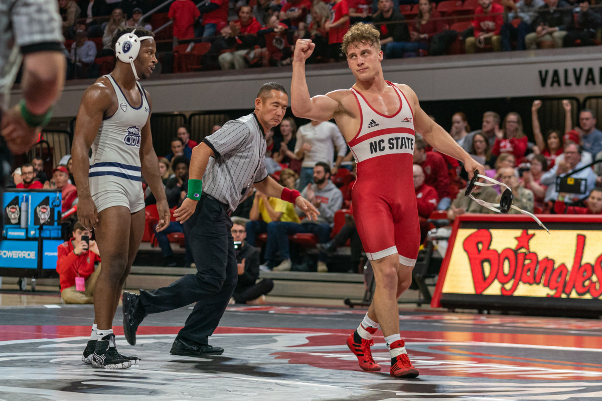 Wolfpack Sweeps ACC Wrestling Awards Sports Illustrated NC State