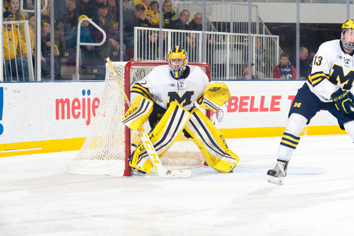 Steve Racine Talks Big Ten Hockey Title, No. 1 Goalie Sports