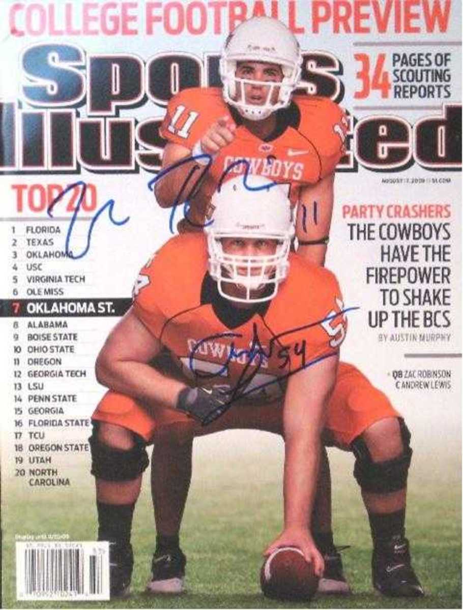 Quarterback Zac Robinson and center Andrew Lewis eventually made the cover of Sports Illustrated. 