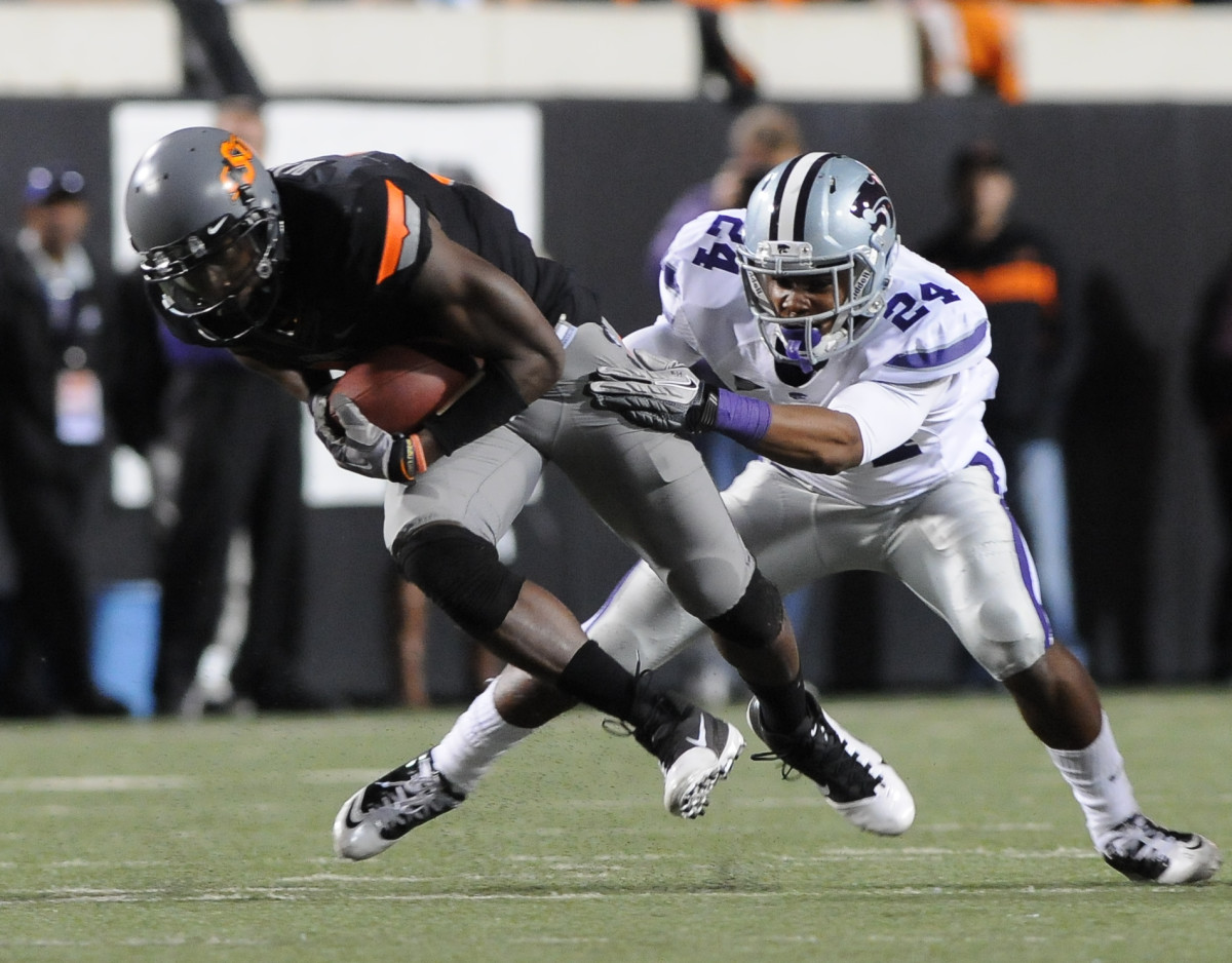 Justin Blackmon was a two-time Biletnikoff Award winner as the top receiver in the nation.