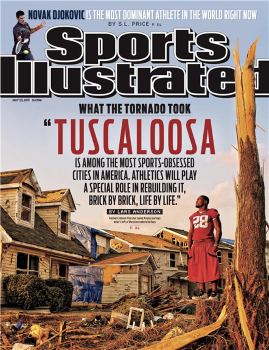 Sports Illustrated cover, Javier Arenas, tornado, May 23, 2011