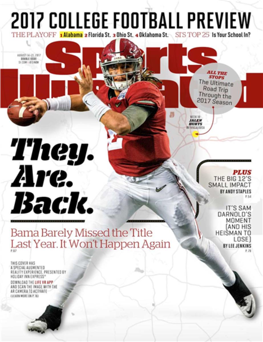 August 14, 2017, season preview “They are back,” Jalen Hurts,