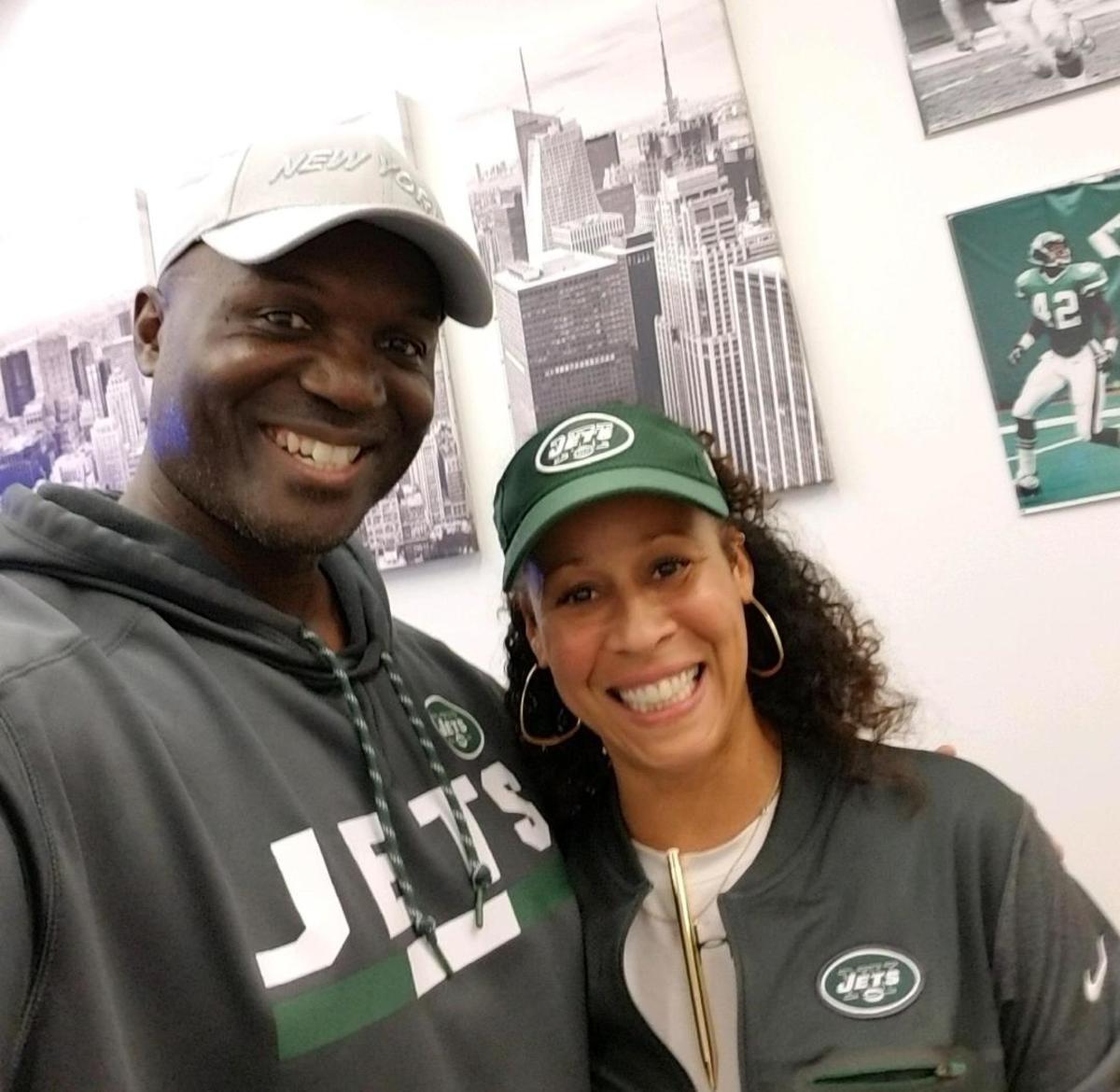 The first female assistant coach hired by the New York Jets, Collette