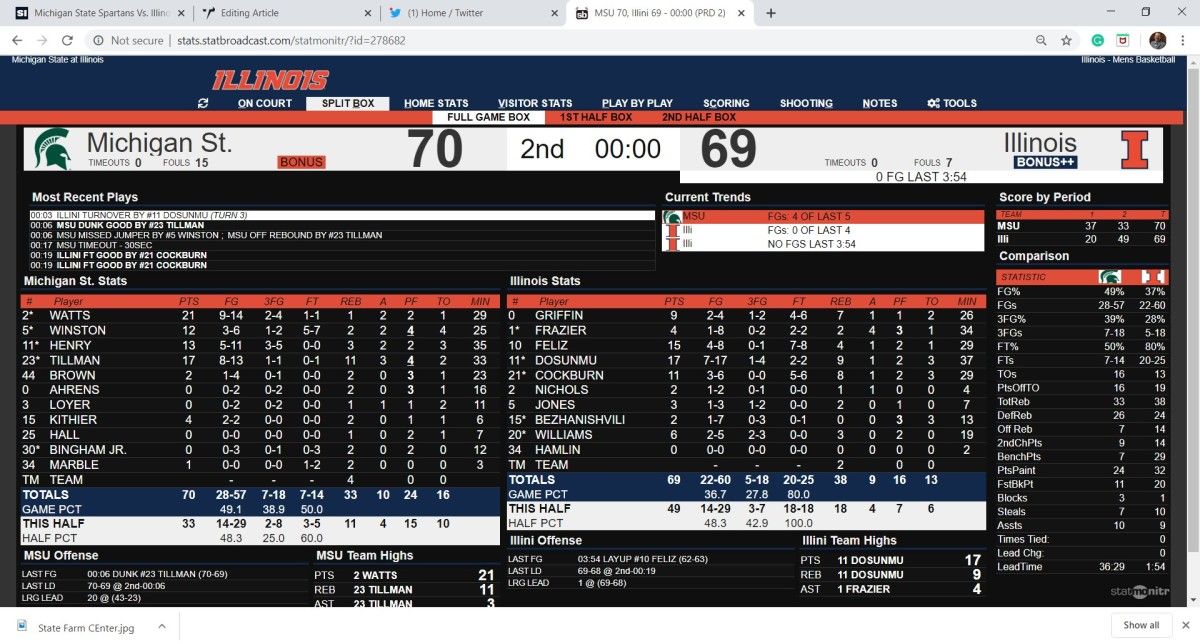 msu VS ill final