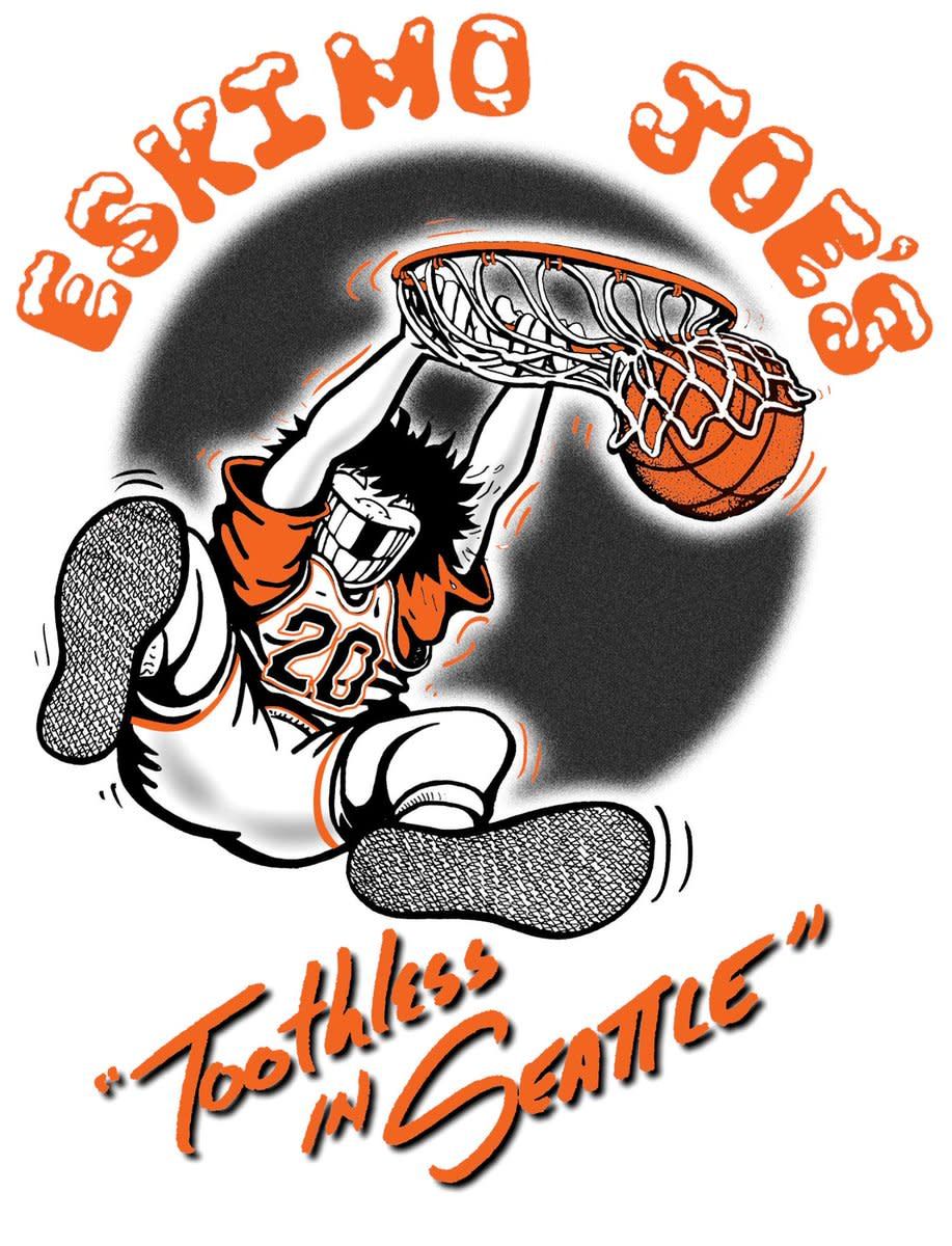 The shirt that made Scott Pierce famous after his cap was knocked out against UMass.