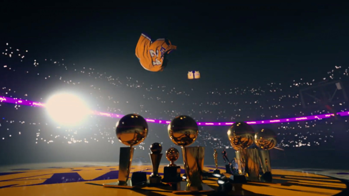 Screenshot from TNT's tribute video in honor of Kobe Bryant produced by Dr. Dre