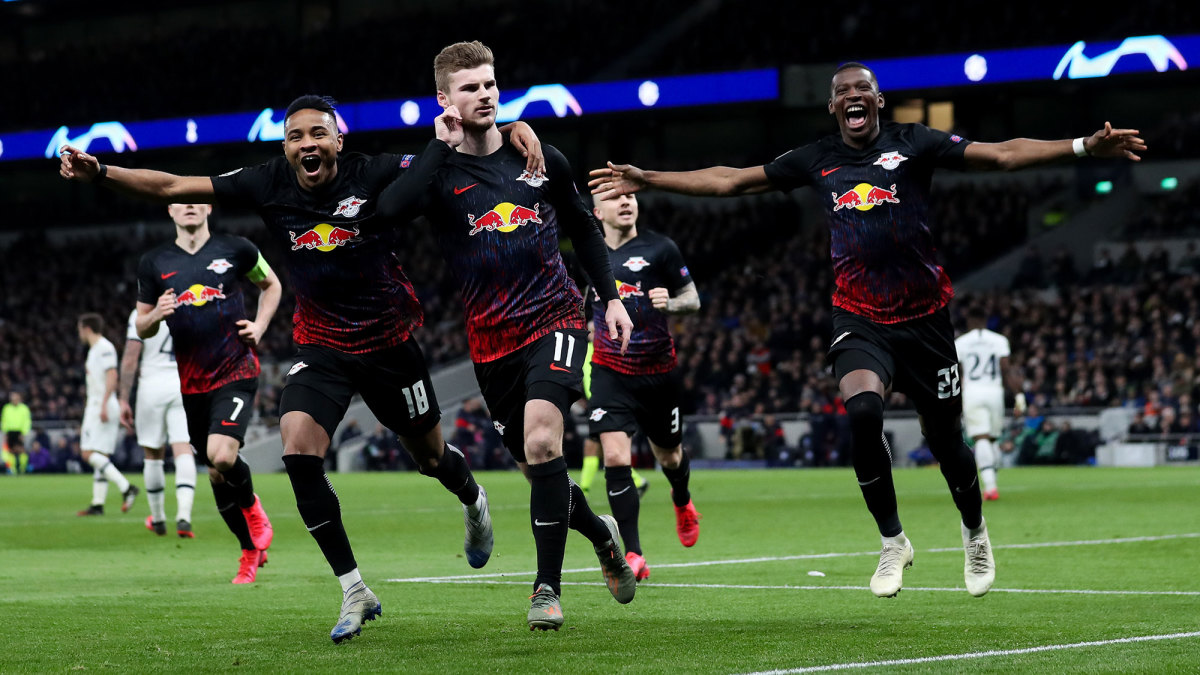 Timo Werner scores vs. Tottenham in Champions League