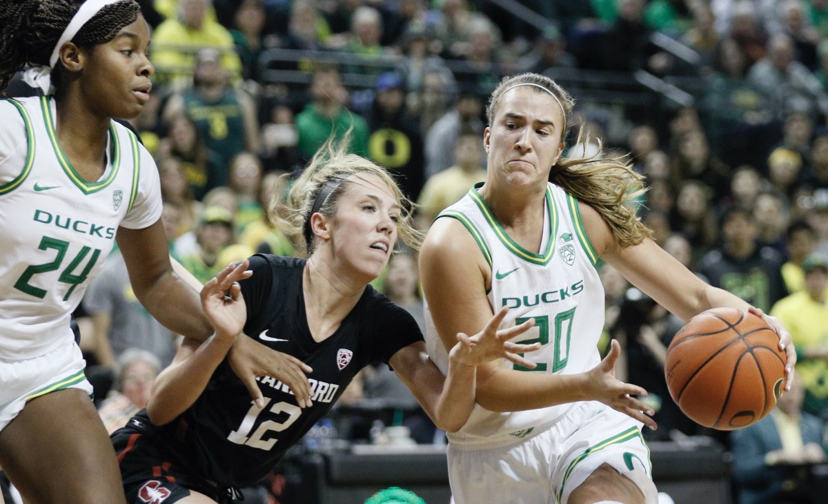 Oregon point guard Sabrina Ionescu's 24 triple-doubles are twice the total of any other college player in history.
