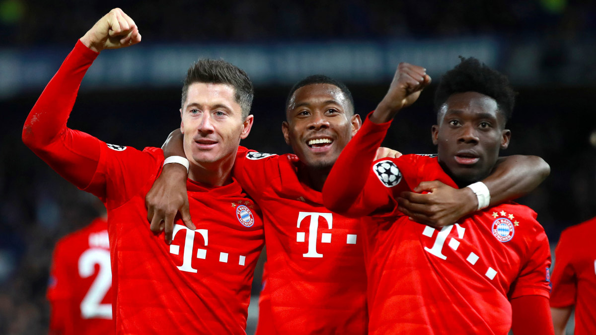 Bayern Munich is in first place in the Bundesliga