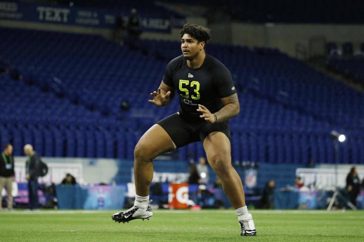 NFL Combine Day 2 Stock Report Offensive Linemen and Running Backs