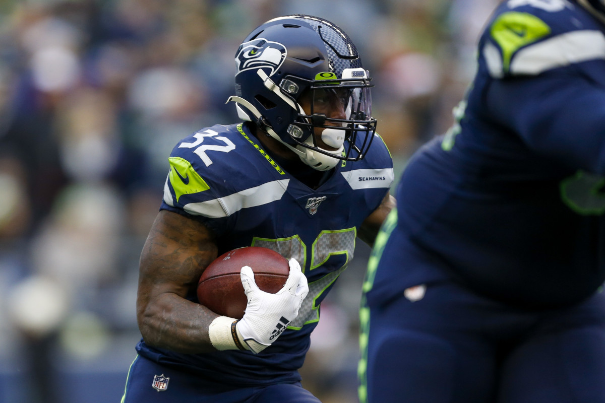 Quinton Dunbar, Chris Carson Make Training Camp Debuts for Seahawks
