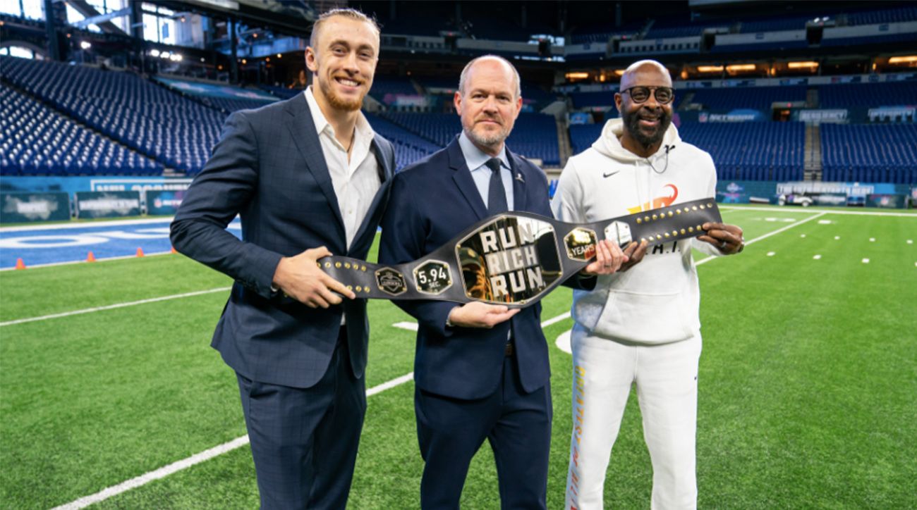 Jerry Rice runs 40-yard dash at NFL combine for Rich Eisen campaign ...