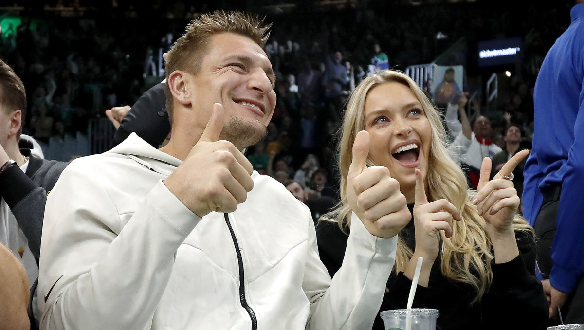 With his girlfriend, SI Swimsuit model Camille Kostek, by his side, Gronk seems rather content in retirement.