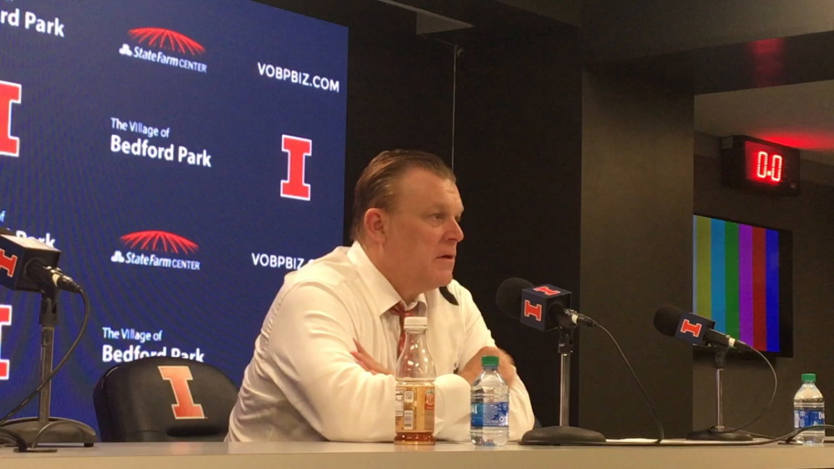 VIDEO Illinois Head Coach Brad Underwood After Win Vs. No. 18 Iowa Sports Illustrated