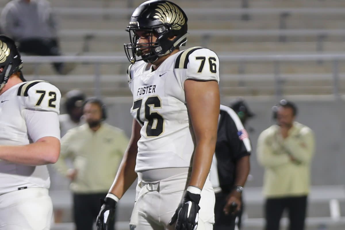Reuben Fatheree II is one of the more impressive 2021 offensive line prospects in the nation and he was at Oklahoma State spring football practice number one. 