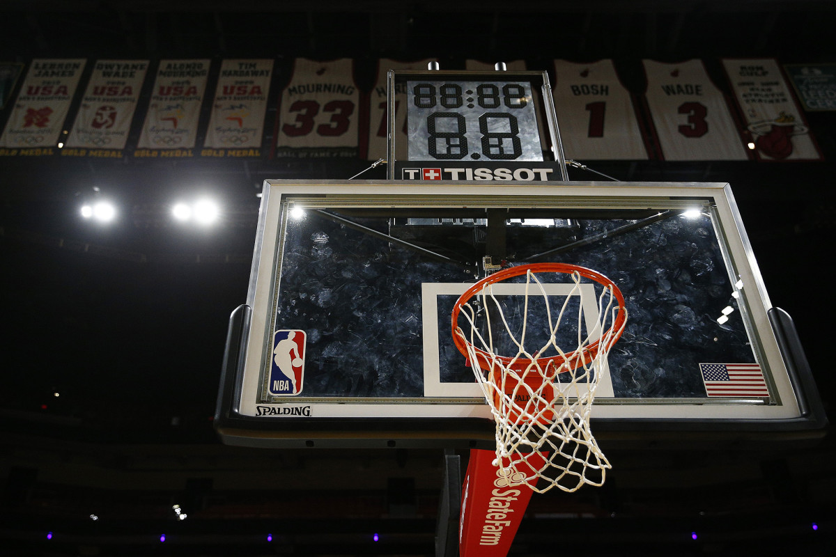 American Airlines Arena after the NBA suspends the season due to coronavirus concerns.