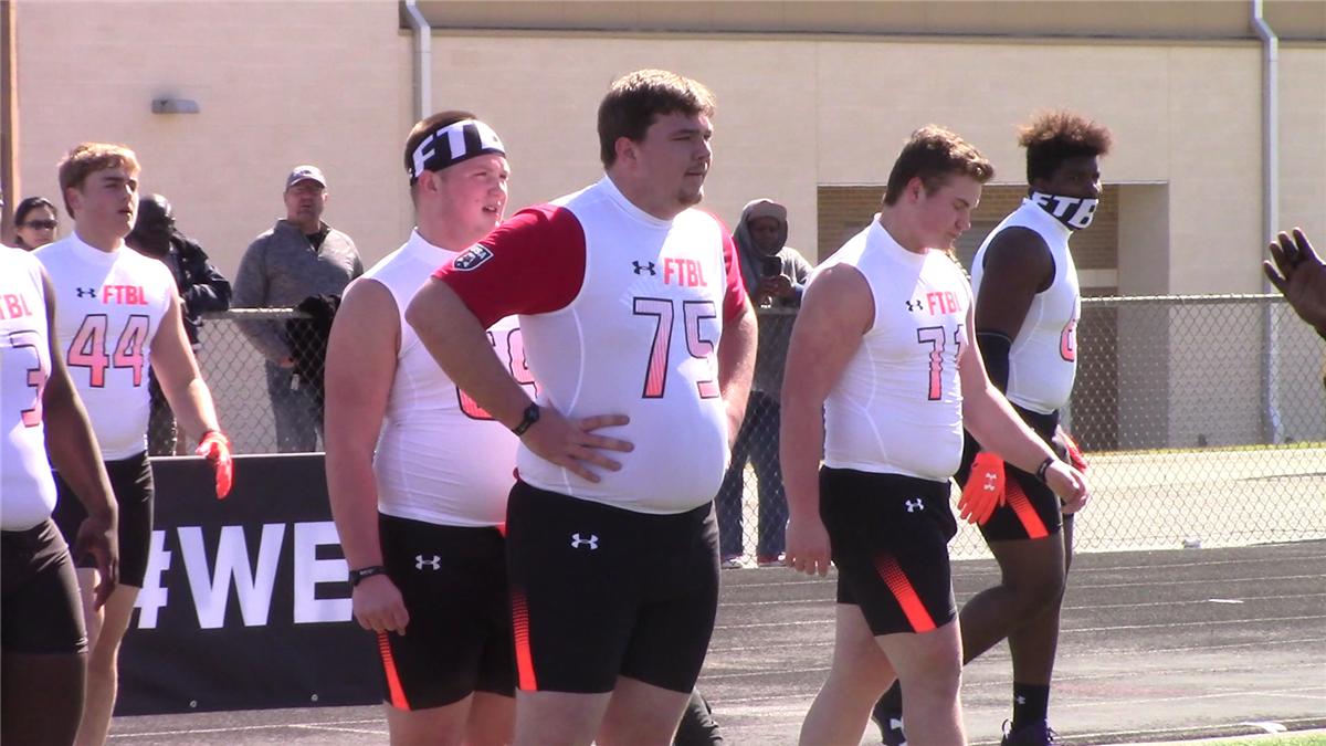 We followed current Oklahoma State freshman offensive tackle Eli Russ last spring at Arlington Martin at the Under Armour All-American Camp.