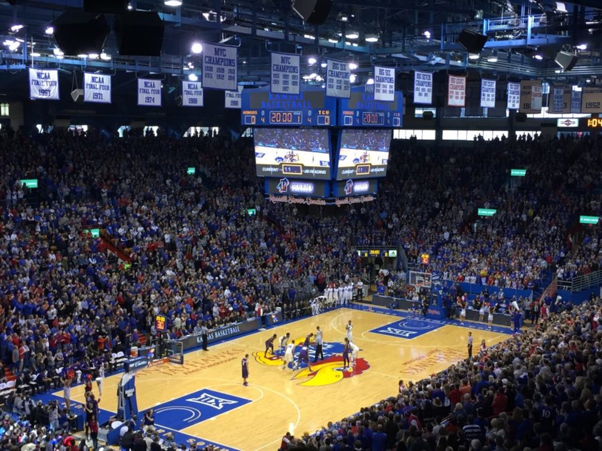 Kansas gets to play in Allen Fieldhouse.