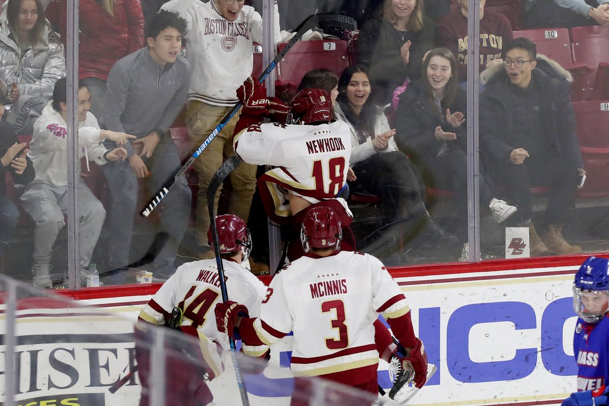 That Post-Goal Celly (Photo By BC Hockey Twitter)