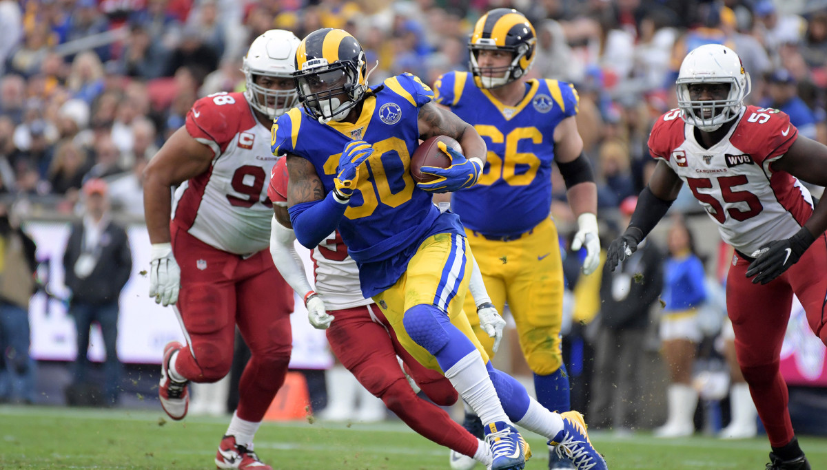 Gurley, who played just 73 games for the Rams, leaves as the franchise’s sixth-leading rusher.