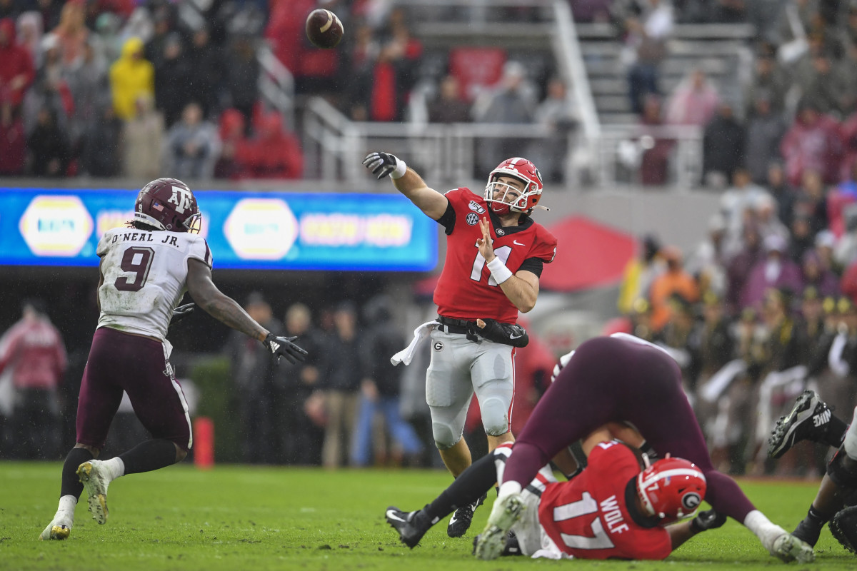 University of Georgia QB Jack Fromm is NFL Draft prospect for the New Orleans Saints