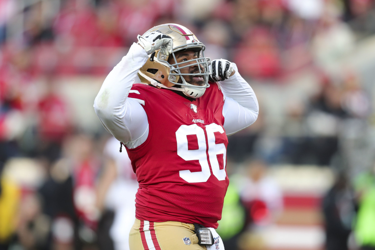 San Francisco defensive tackle Sheldon Day, shown in a 2019 game, has signed to join the Indianapolis Colts.